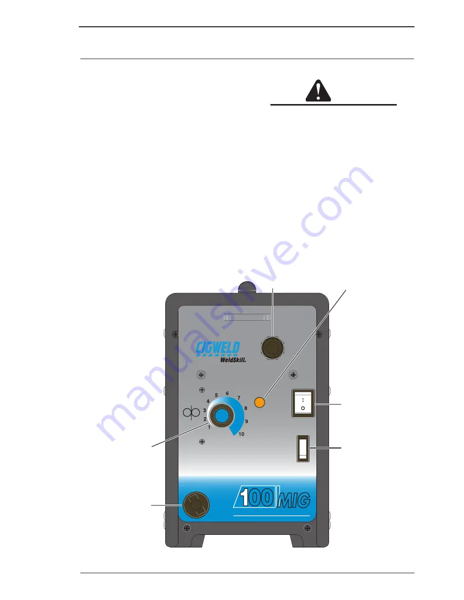 CIGWELD weldskill 100 Operating Manual Download Page 37