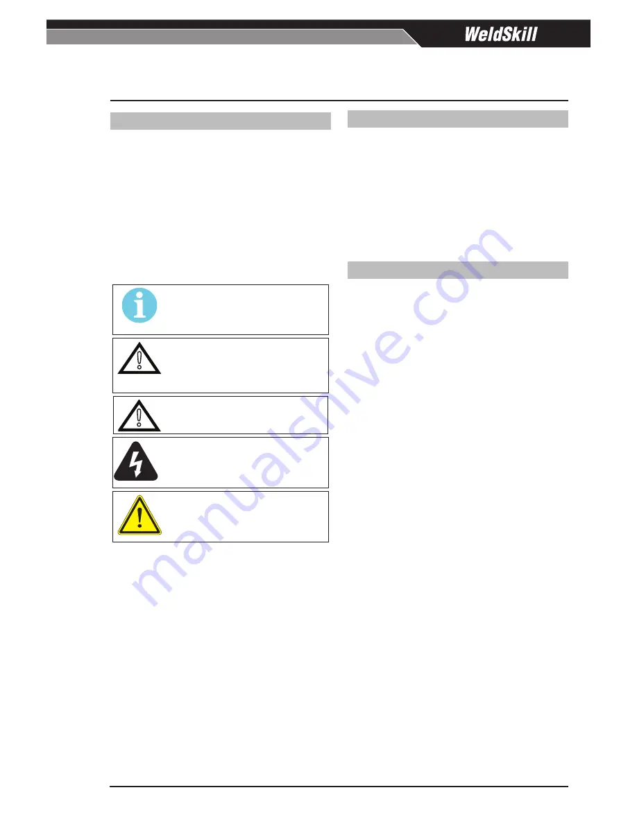 CIGWELD WELDSKILL 180 Service Manual Download Page 13