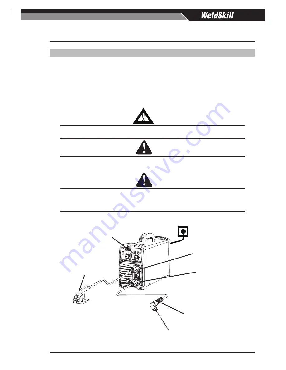 CIGWELD WELDSKILL 200HF Operating Manual Download Page 39