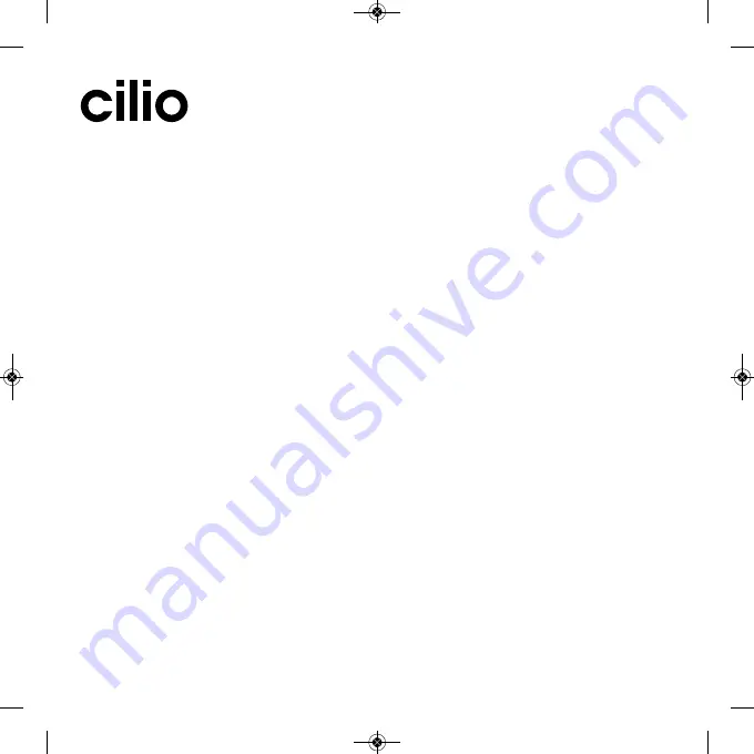 Cilio CLASSIC 492651 Operating Instructions Manual Download Page 5