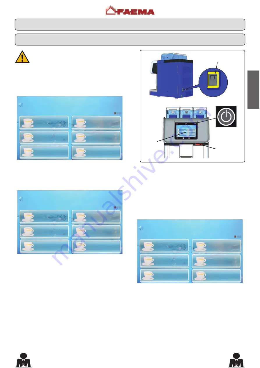 Cimbali FAEMA Use And Installation Download Page 63