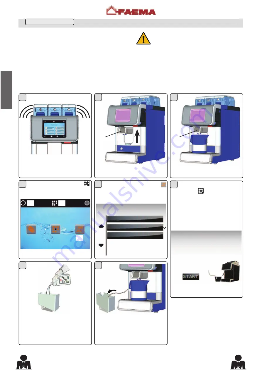 Cimbali FAEMA Use And Installation Download Page 74