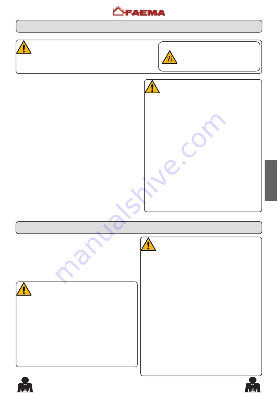 Cimbali FAEMA Use And Installation Download Page 145