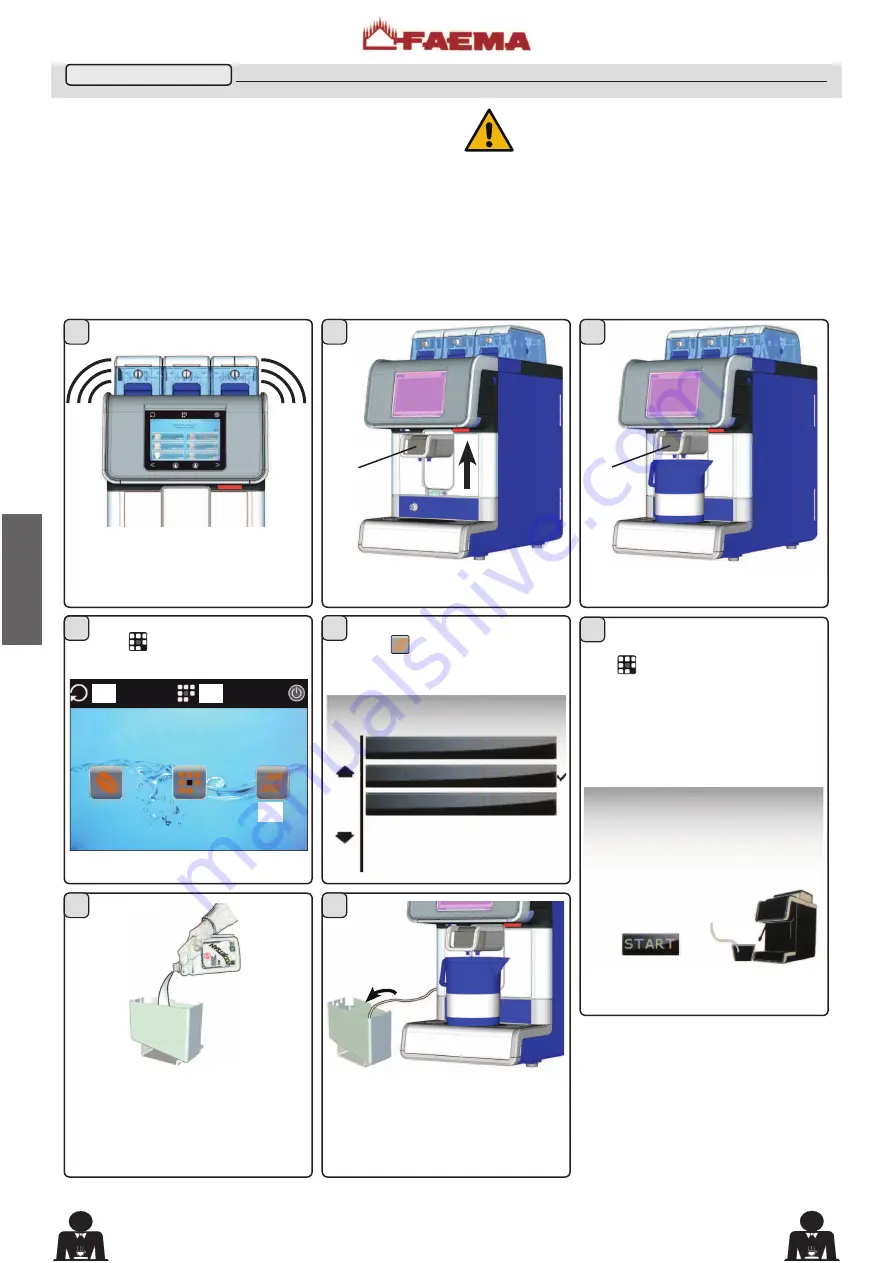 Cimbali FAEMA Use And Installation Download Page 158