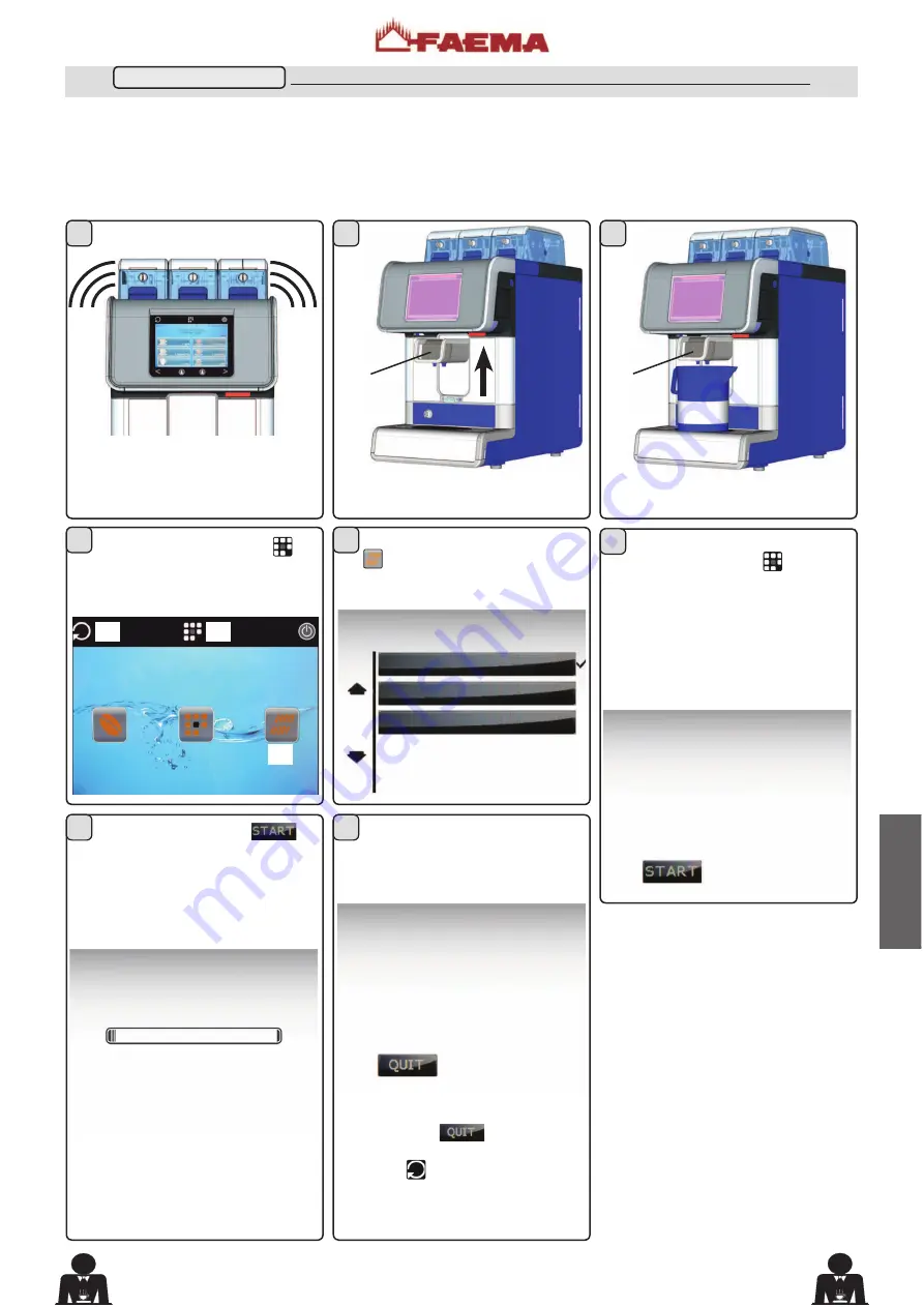 Cimbali FAEMA Use And Installation Download Page 241