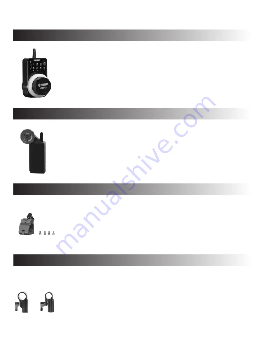 Cinegears MULTI AXIS FOLLOW FOCUS User Manual Download Page 6