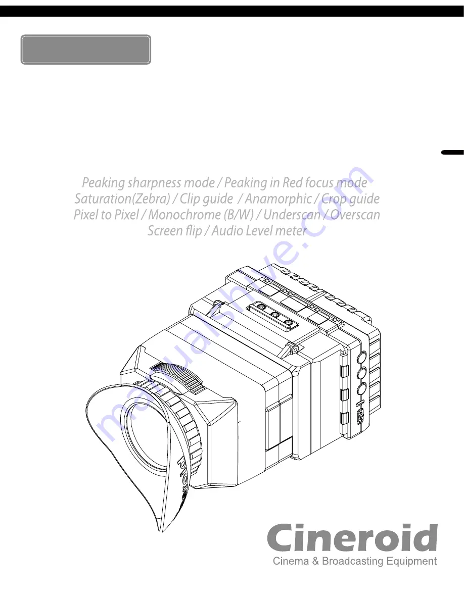 Cineroid EVF 4C User Manual Download Page 1