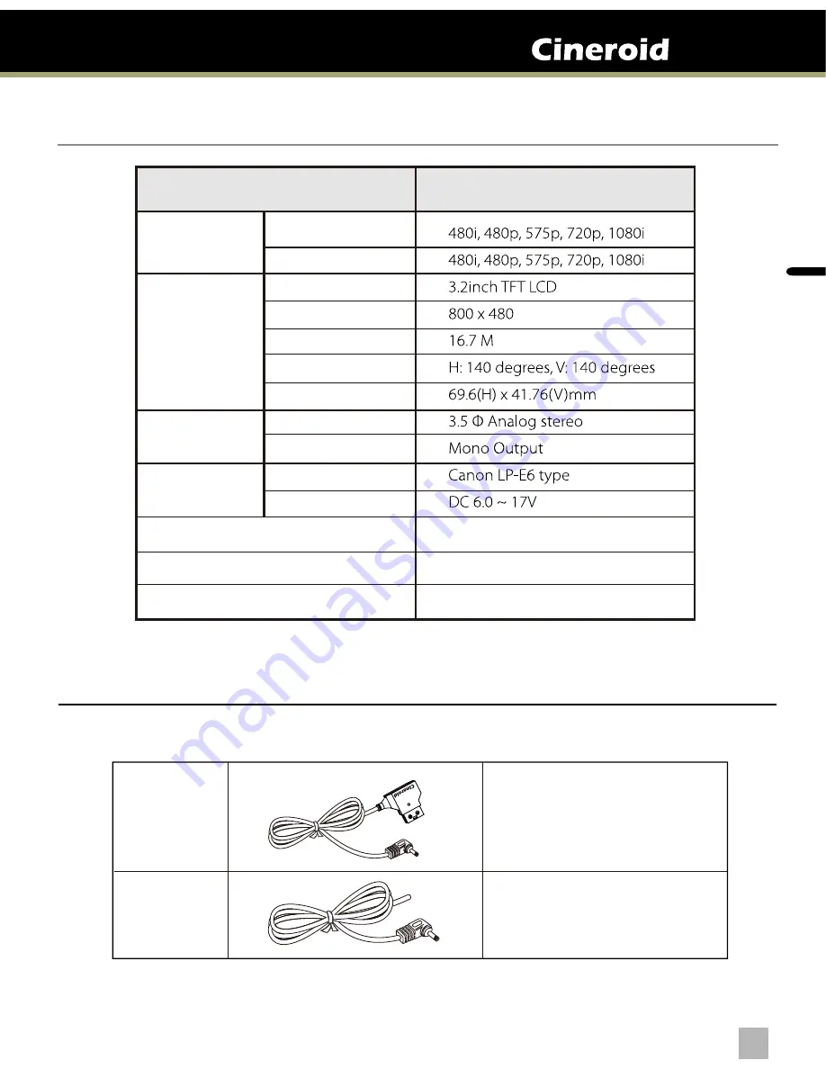 Cineroid EVF 4C User Manual Download Page 23