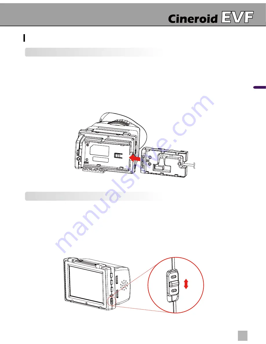 Cineroid EVF4B Скачать руководство пользователя страница 9