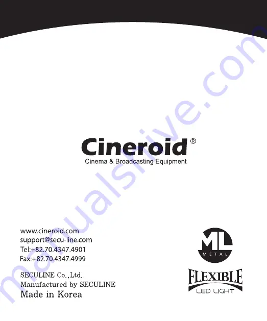 Cineroid Flexible FL400 Скачать руководство пользователя страница 12