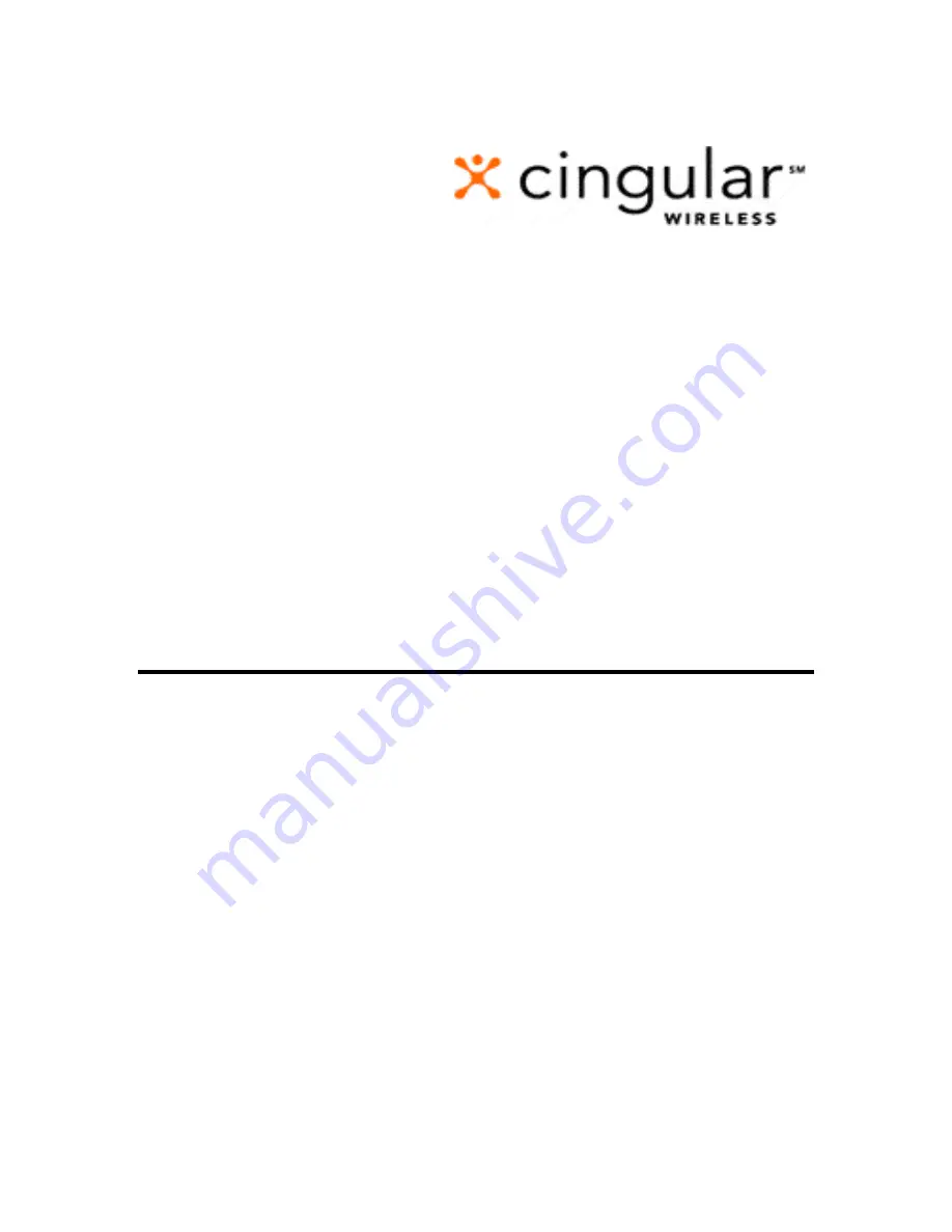 Cingular Motorola Getting Started Manual Download Page 1