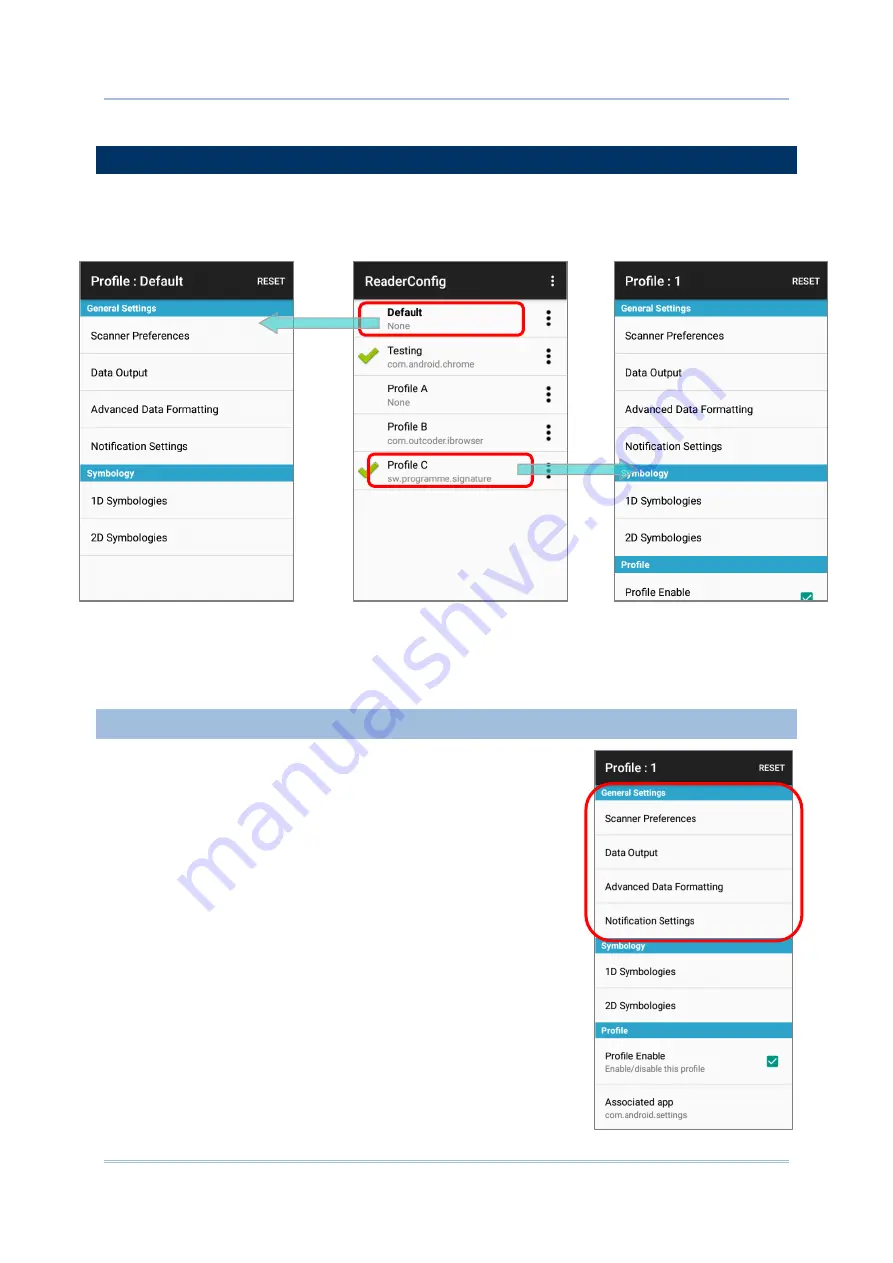 CipherLab RK25WO Reference Manual Download Page 181