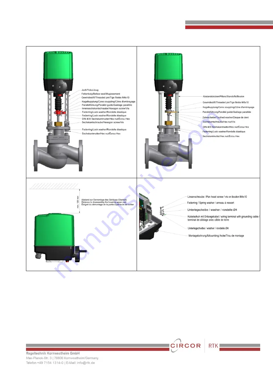 Circor RTK REact 30 Series Installation And Operating Instructions Manual Download Page 15