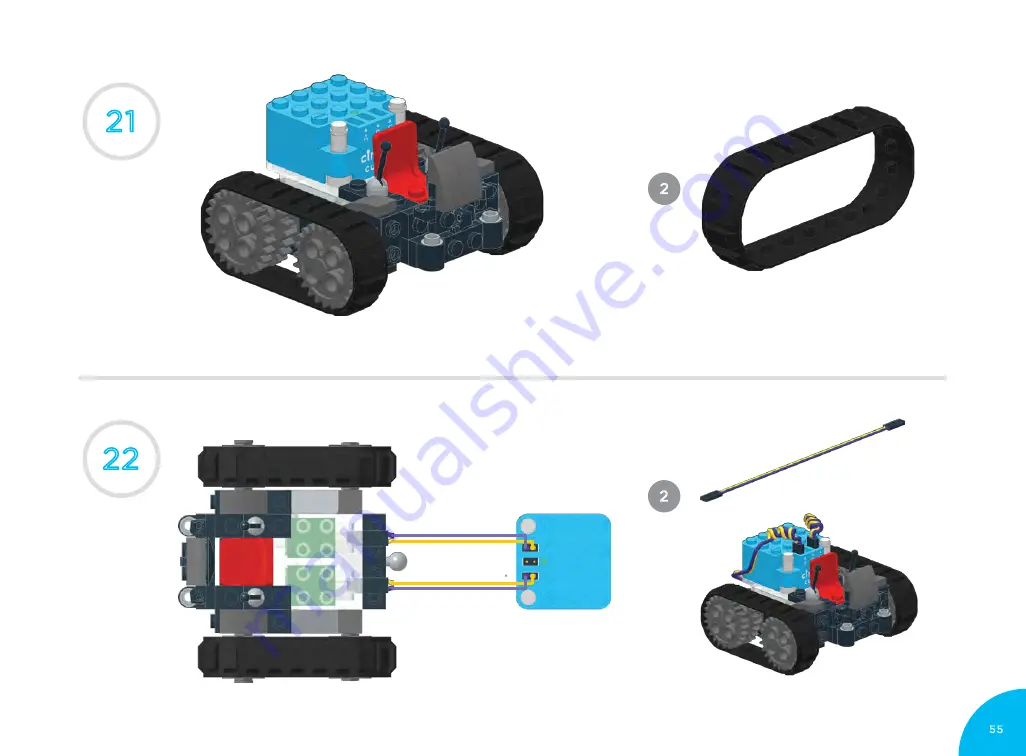 Circuit Cubes GEARS GO! Garage Manual Download Page 55