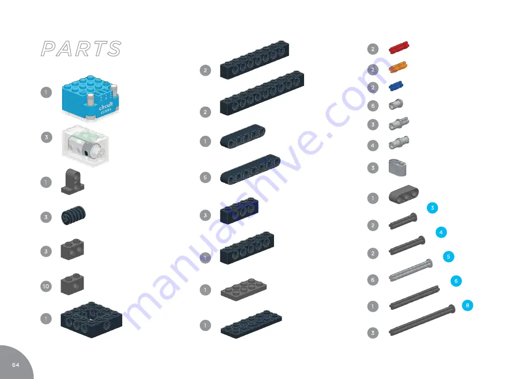 Circuit Cubes GEARS GO! Garage Скачать руководство пользователя страница 64