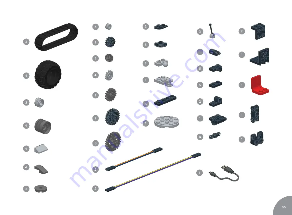 Circuit Cubes GEARS GO! Garage Manual Download Page 65