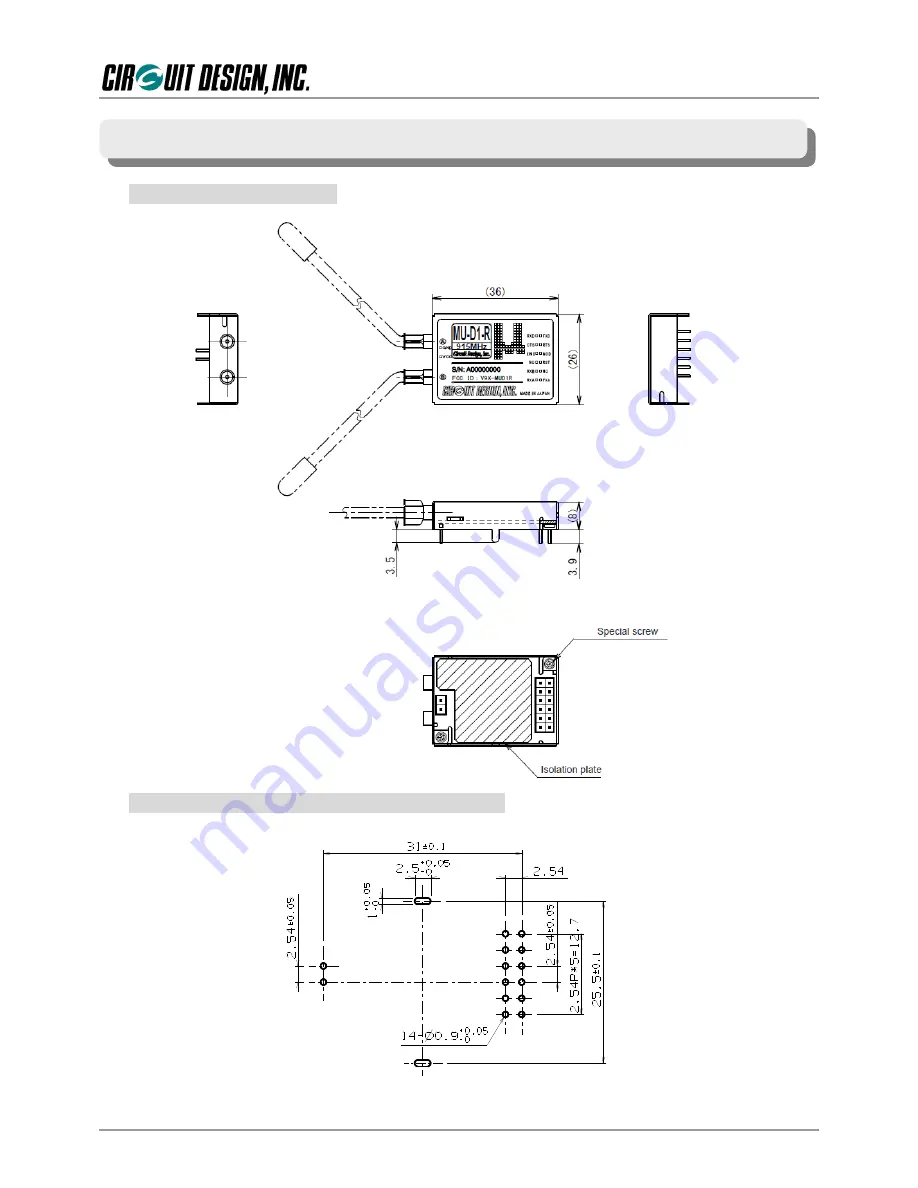 CIRCUIT DESIGN MU-D1-R Скачать руководство пользователя страница 11