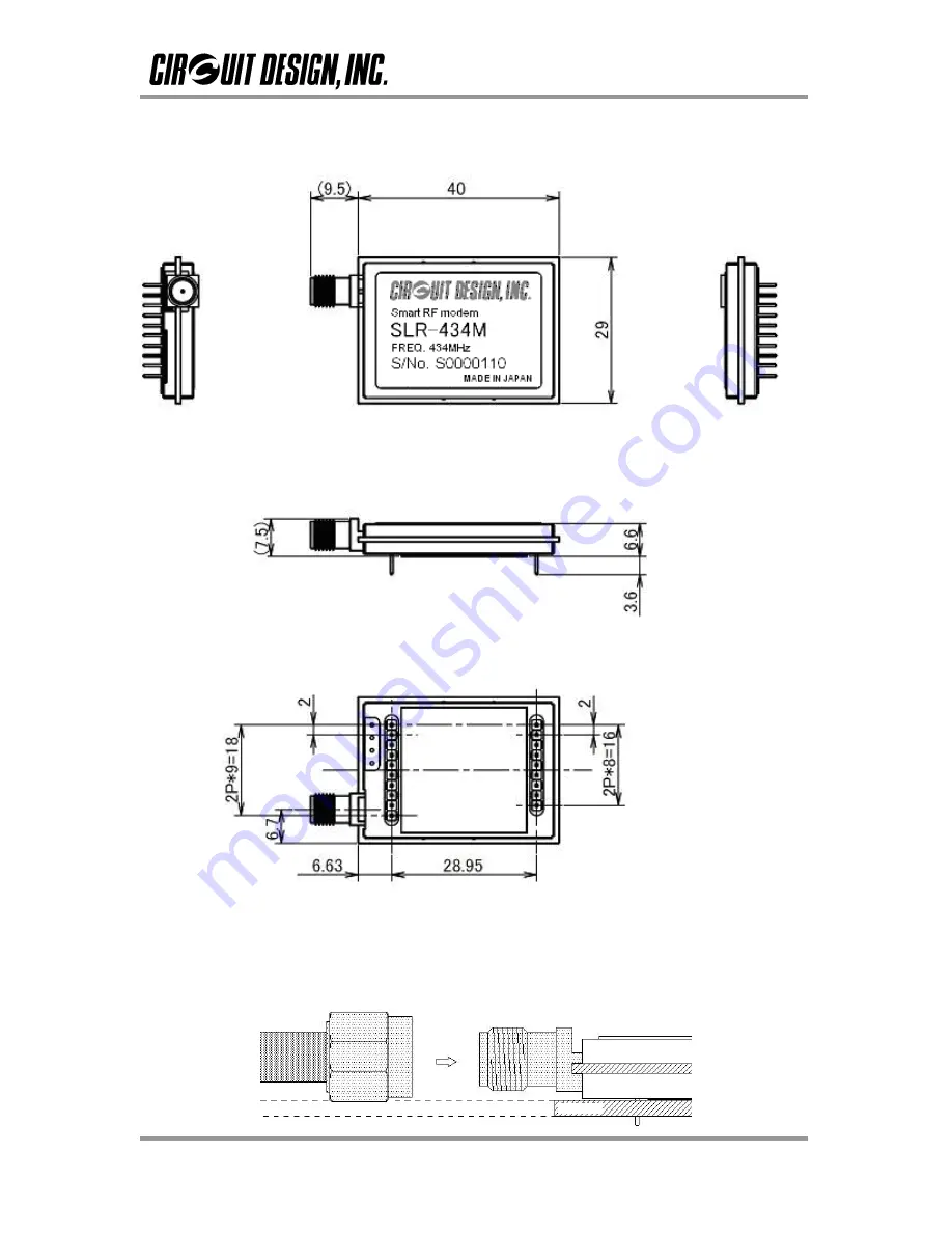 CIRCUIT DESIGN SLR-434M Operation Manual Download Page 9