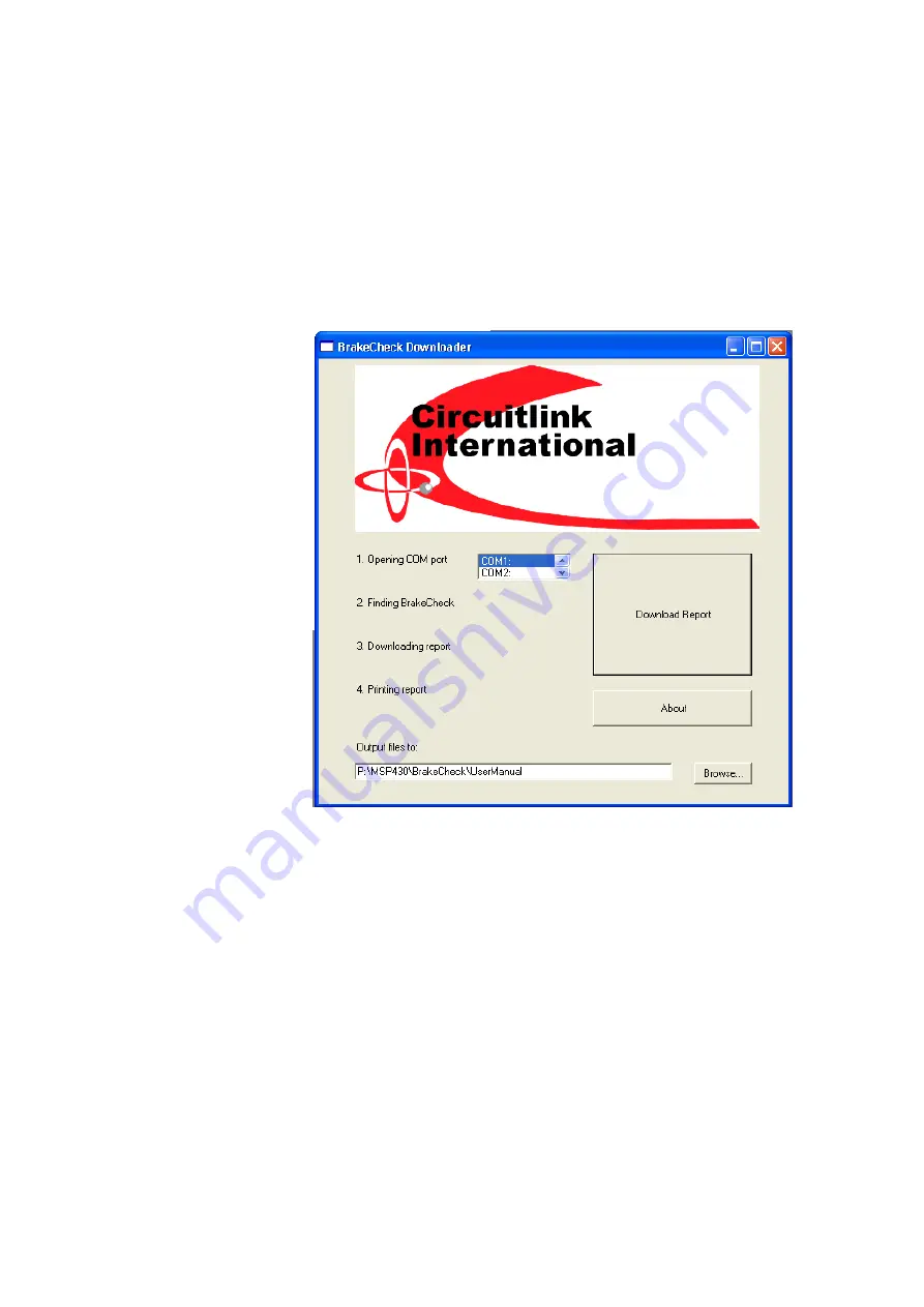 Circuitlink BrakeCheck 2 Series User Manual Download Page 39