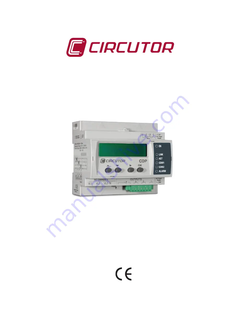 Circutor CDP-0 Скачать руководство пользователя страница 1