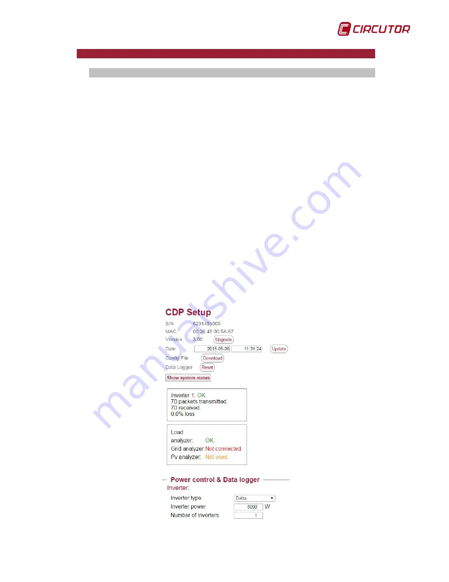 Circutor CDP series Application Notes Download Page 11