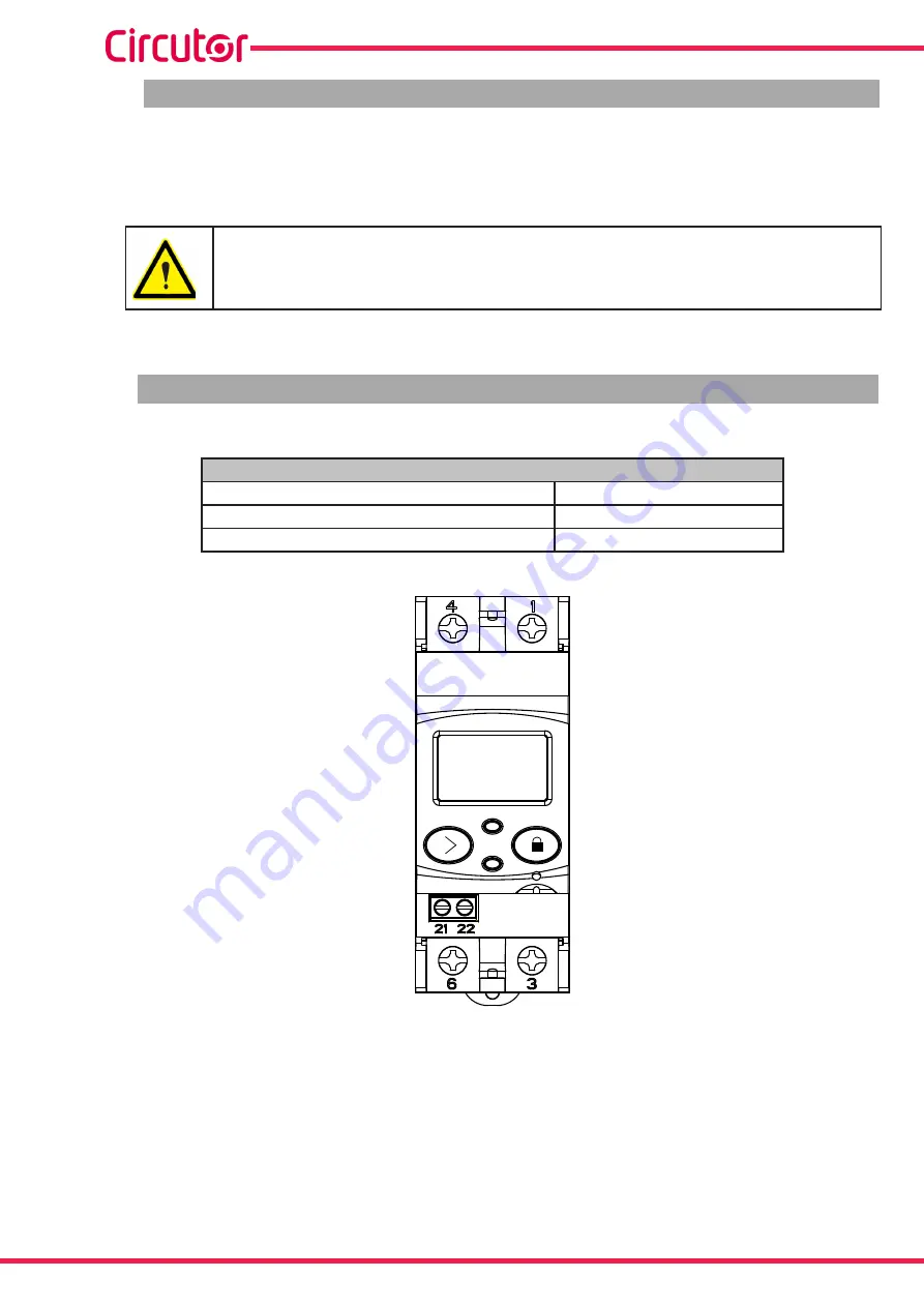 Circutor CEM-C10 Instruction Manual Download Page 8