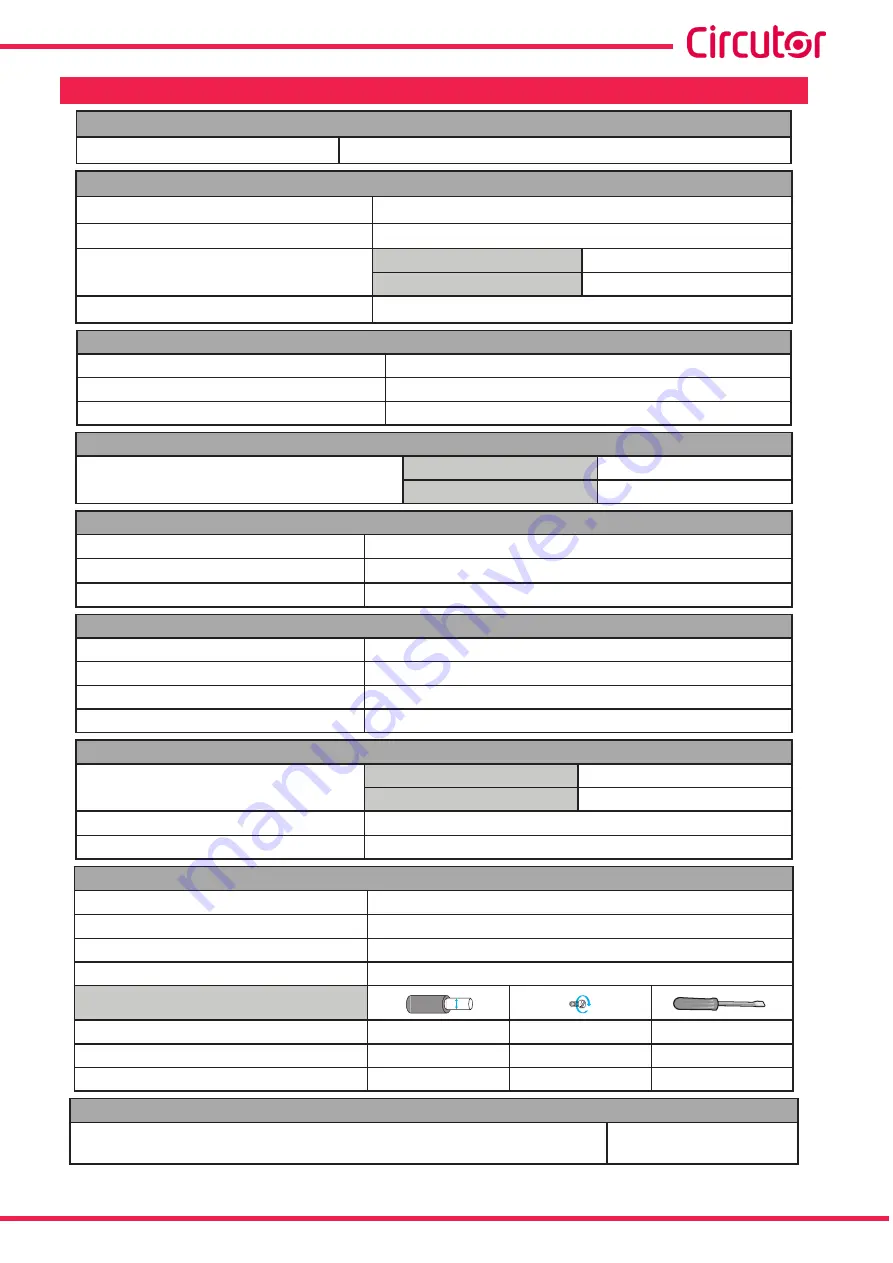 Circutor CEM-C12 Instruction Manual Download Page 21