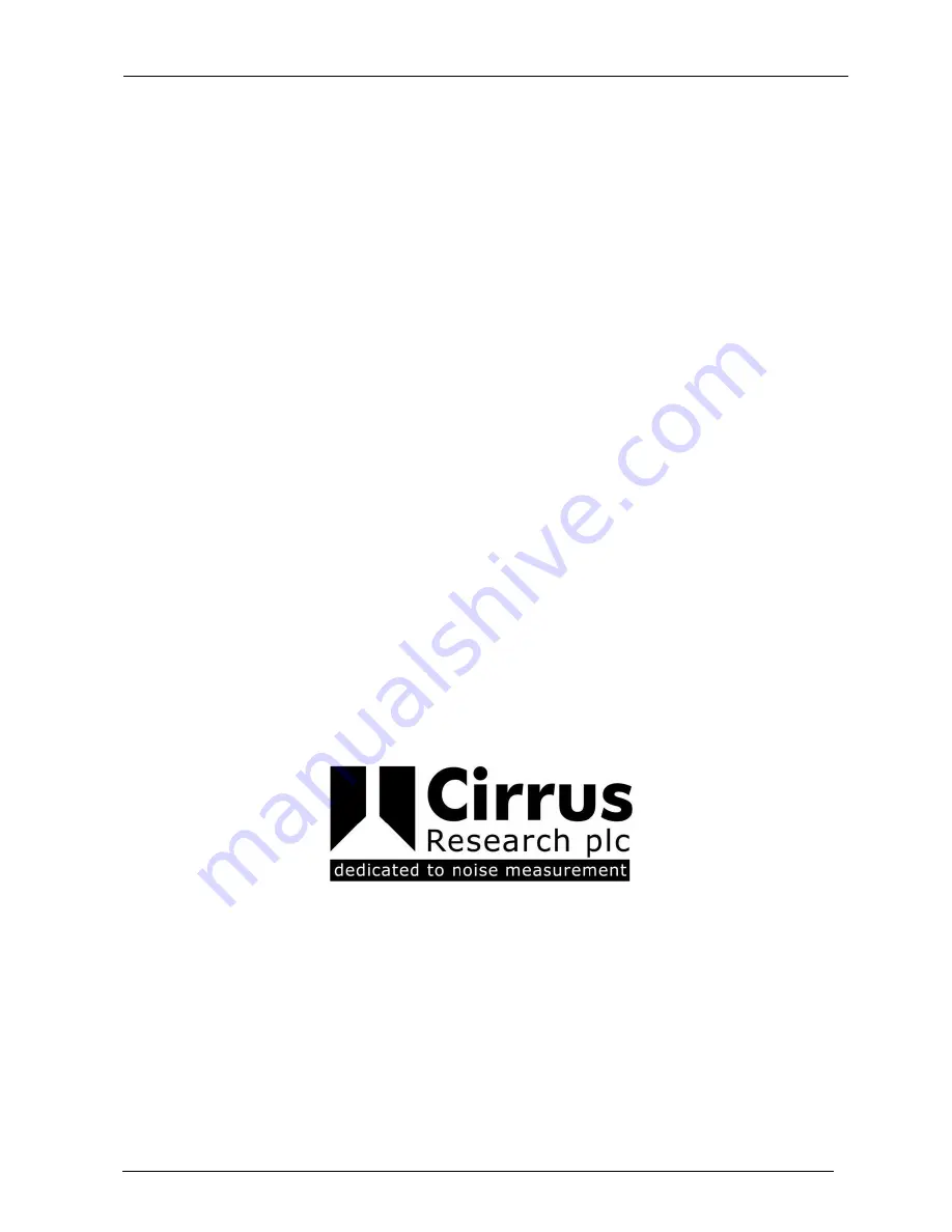 Cirrus MK427 User Manual Download Page 1