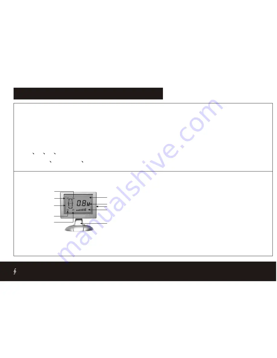 Cisbo Parking sensor User Manual Download Page 16