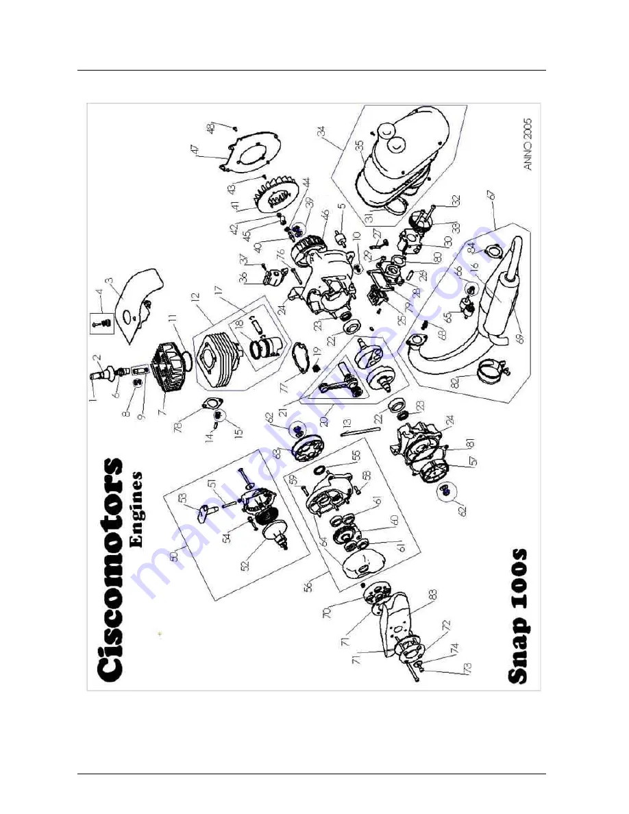 Ciscomotors SNAP 100 Maintenance Manual Download Page 5