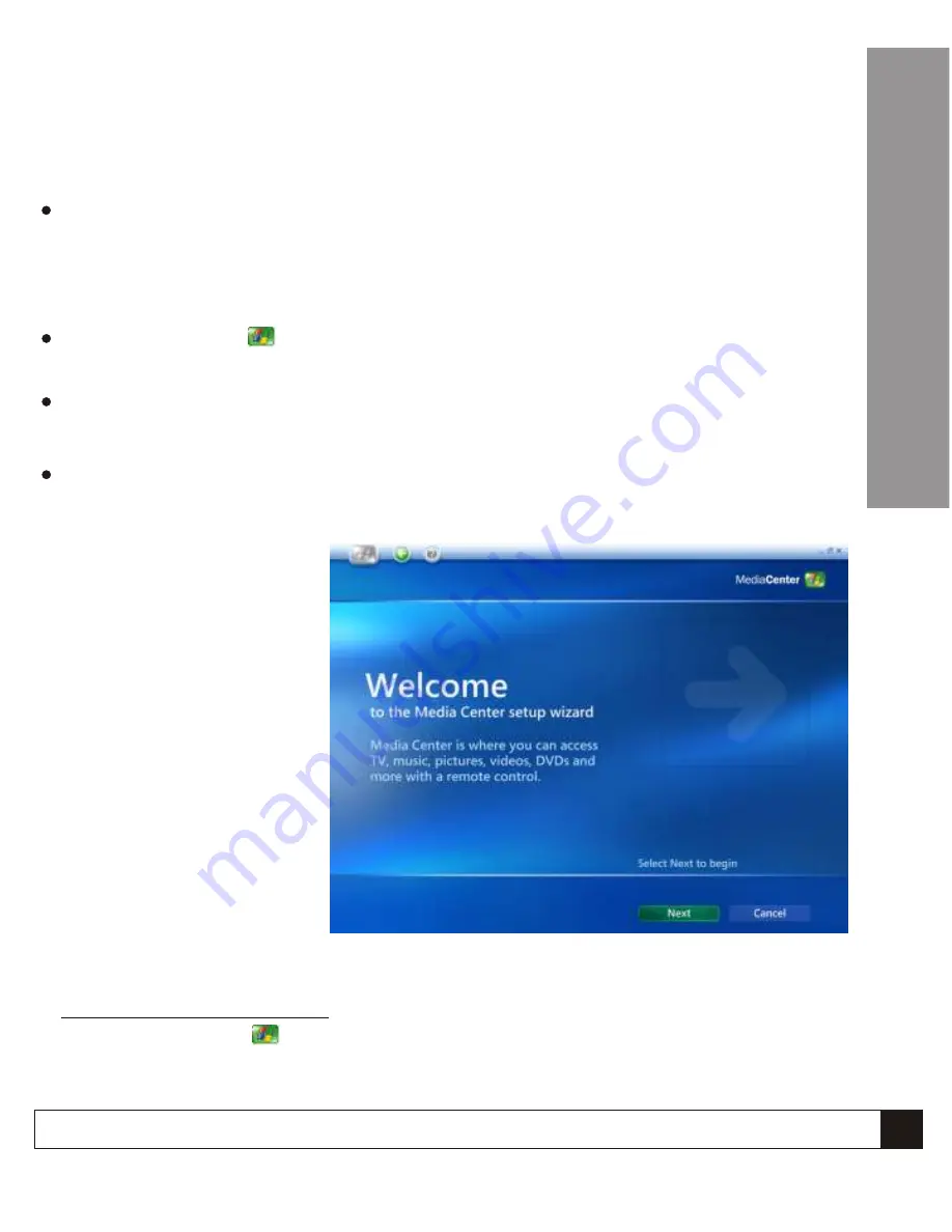 Cisnet Media Center PC User Manual Download Page 10