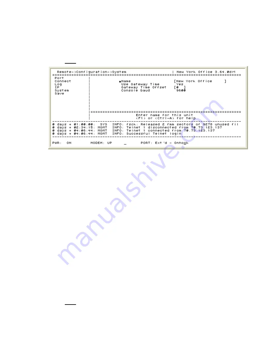 Citel EXTender 1100 System Administrator Manual Download Page 60