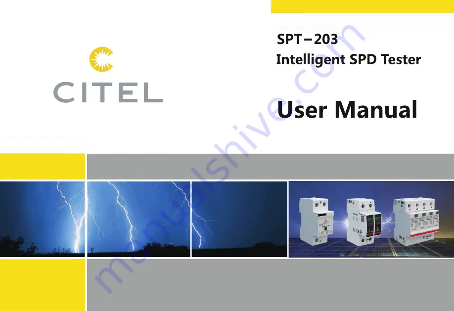 Citel SPT-203 User Manual Download Page 1