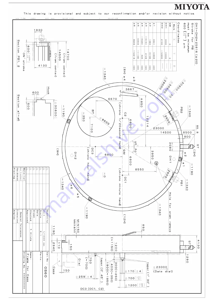 Citizen 0S25 Manual Download Page 7