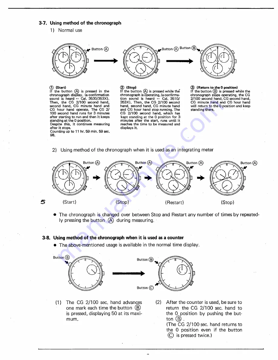 Citizen 3510A-12 Technical Information Download Page 6