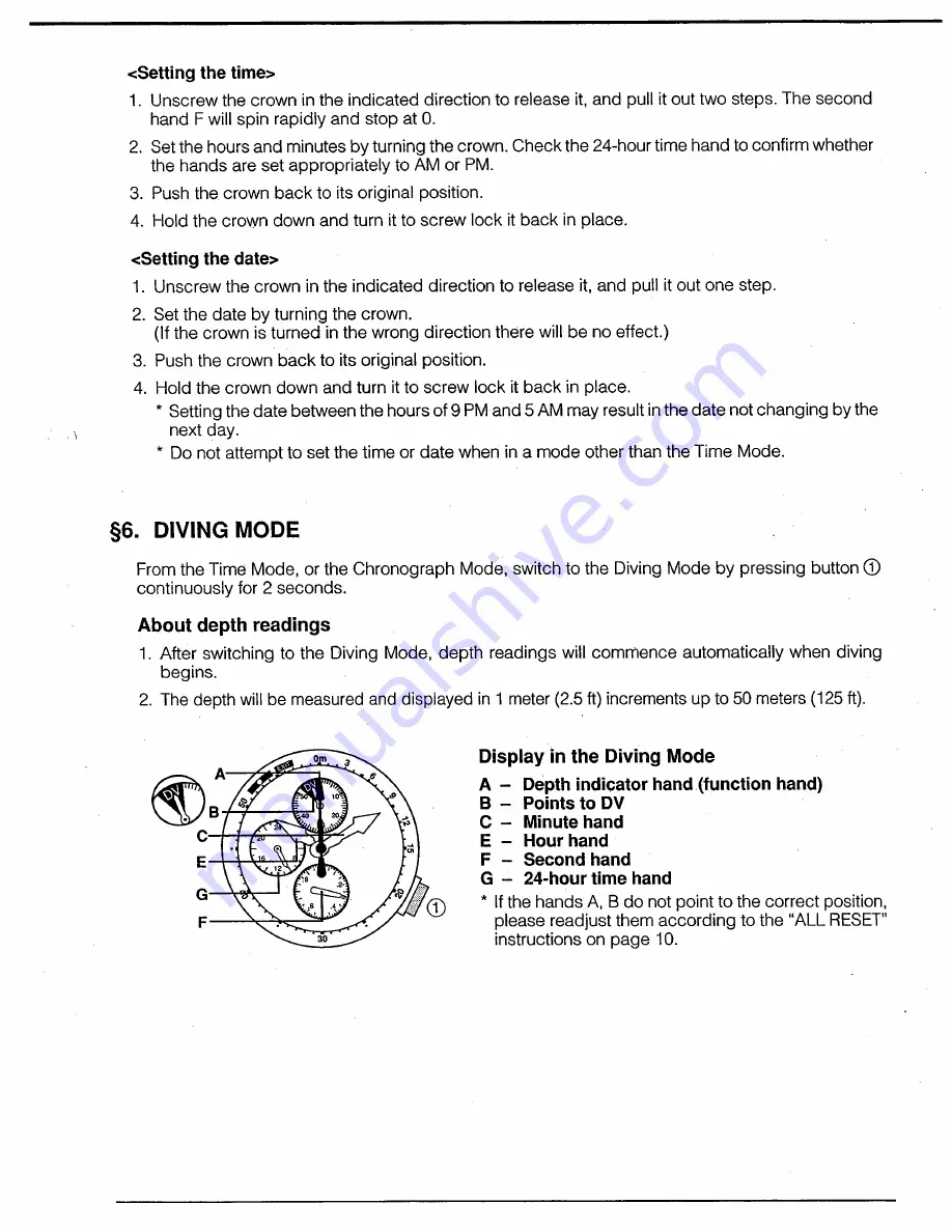 Citizen 3740-04 Technical Information Download Page 7