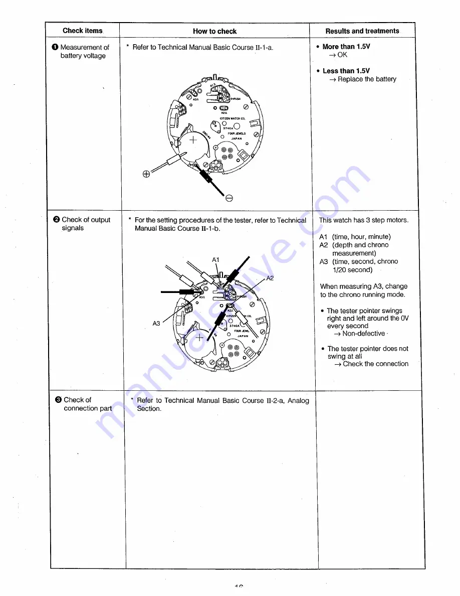 Citizen 3740-04 Скачать руководство пользователя страница 18