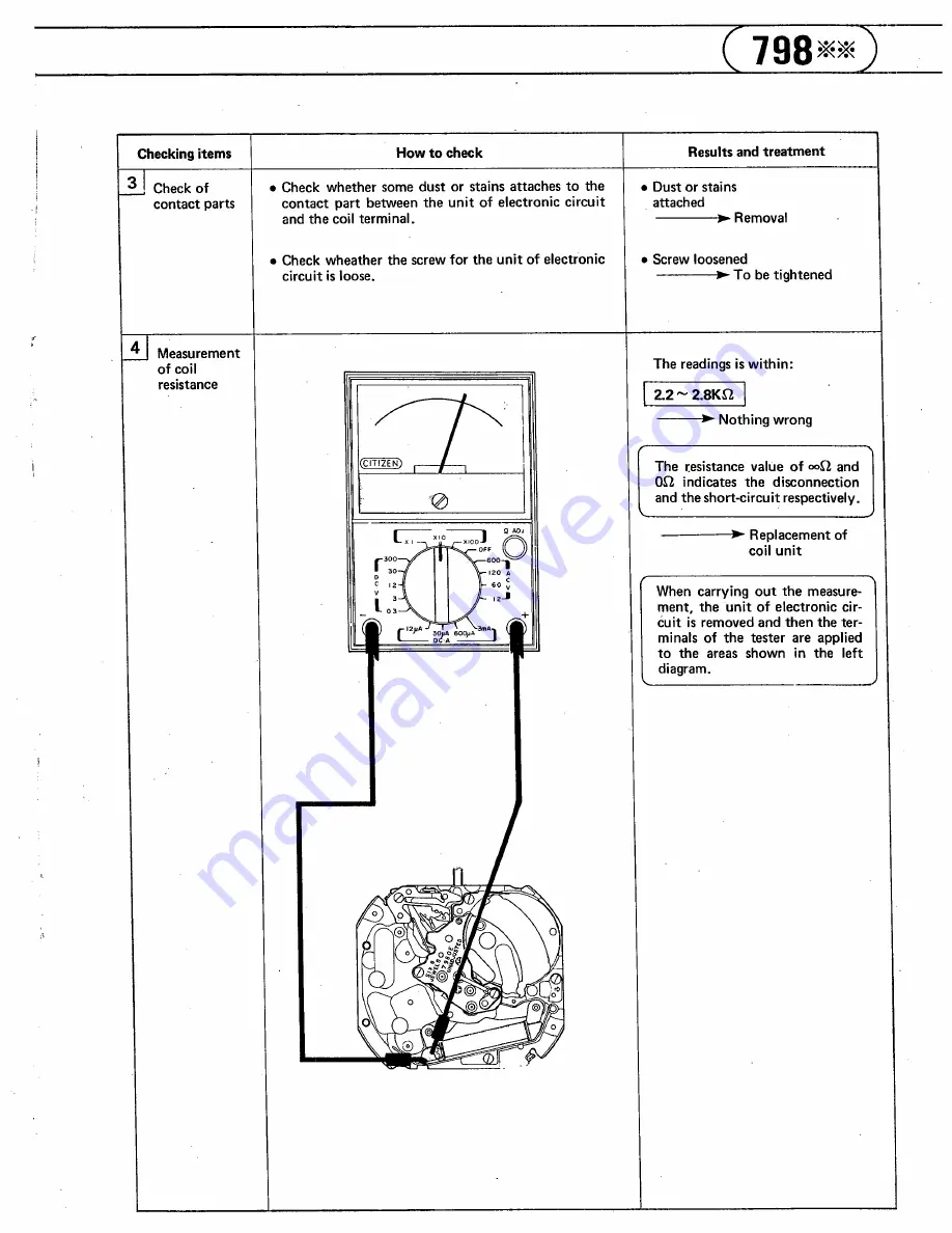 Citizen 7980E Technical Information Download Page 10