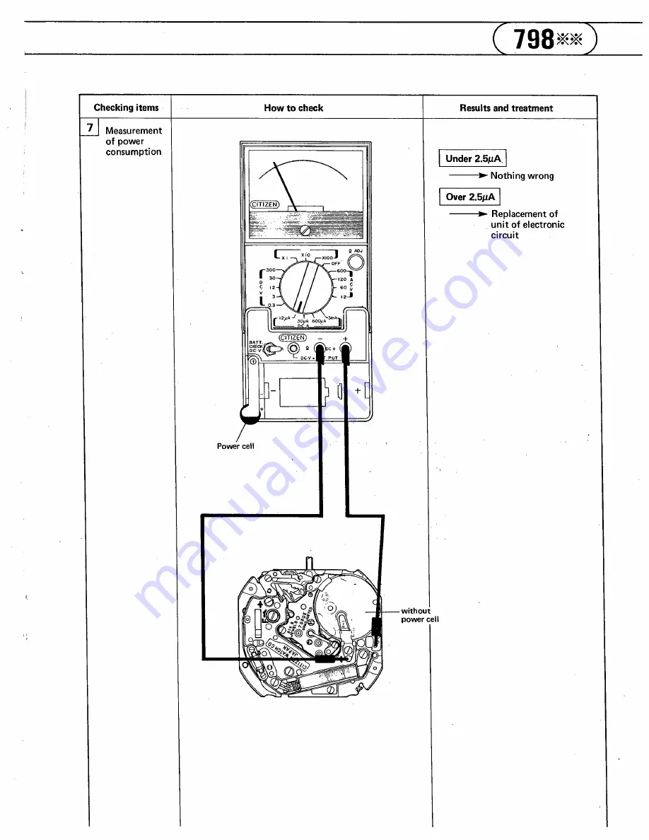 Citizen 7980E Скачать руководство пользователя страница 12