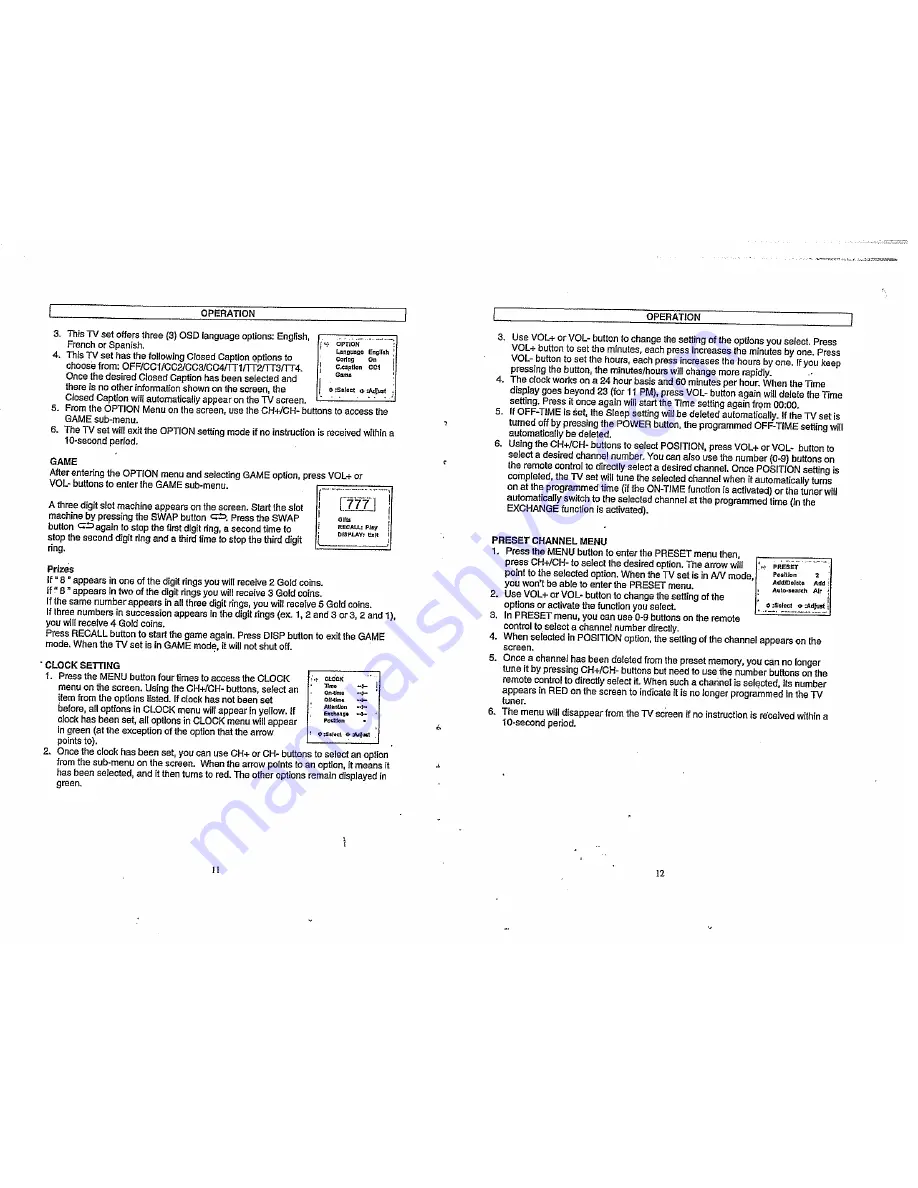 Citizen C20404 User Manual Download Page 7