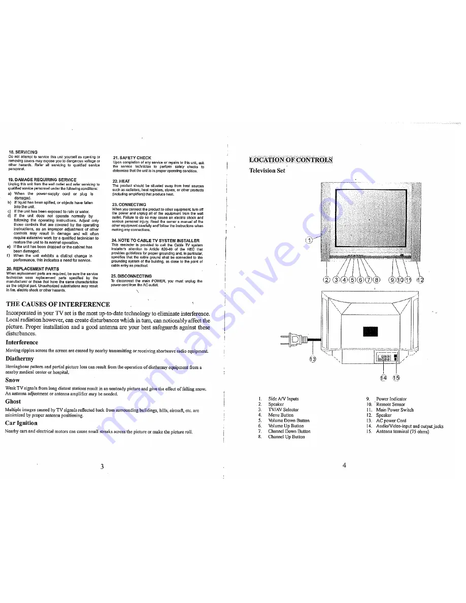 Citizen C20406 User Manual Download Page 3