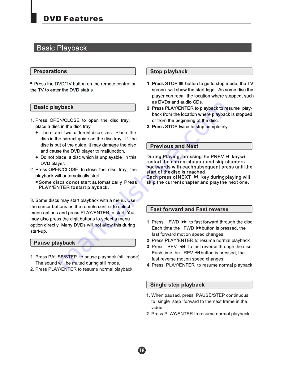 Citizen C20D200V User Manual Download Page 20