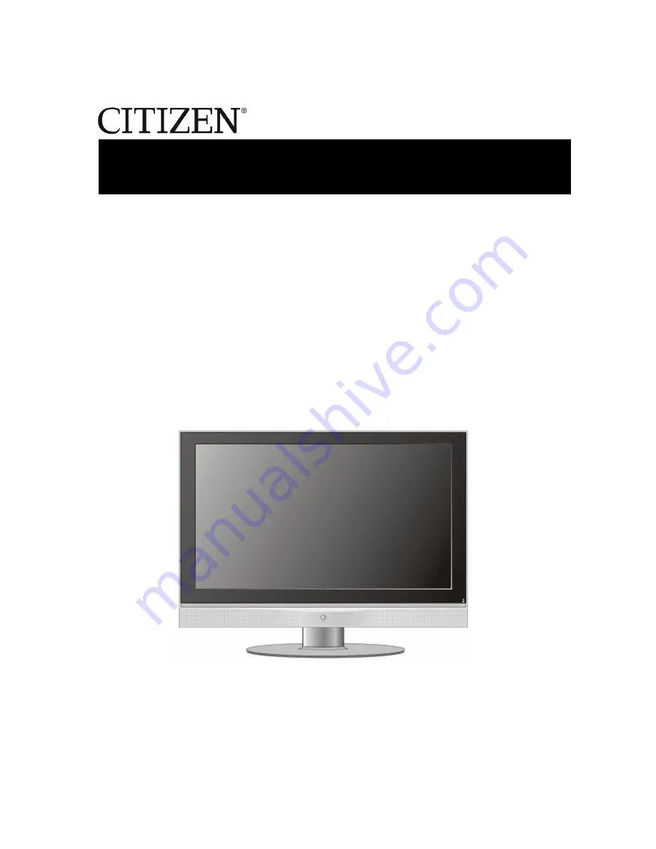 Citizen C32612HD Скачать руководство пользователя страница 1