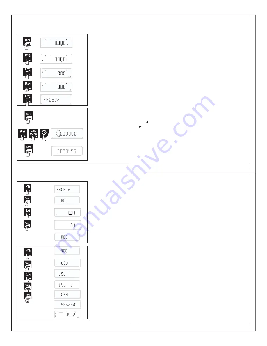 Citizen CARAT BALANCES CT103 Operating Manual Download Page 30