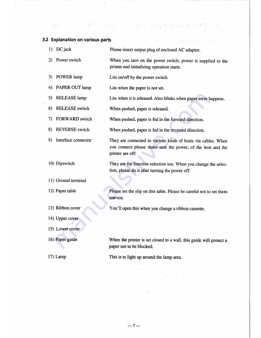 Citizen CBM-810 User Manual Download Page 10