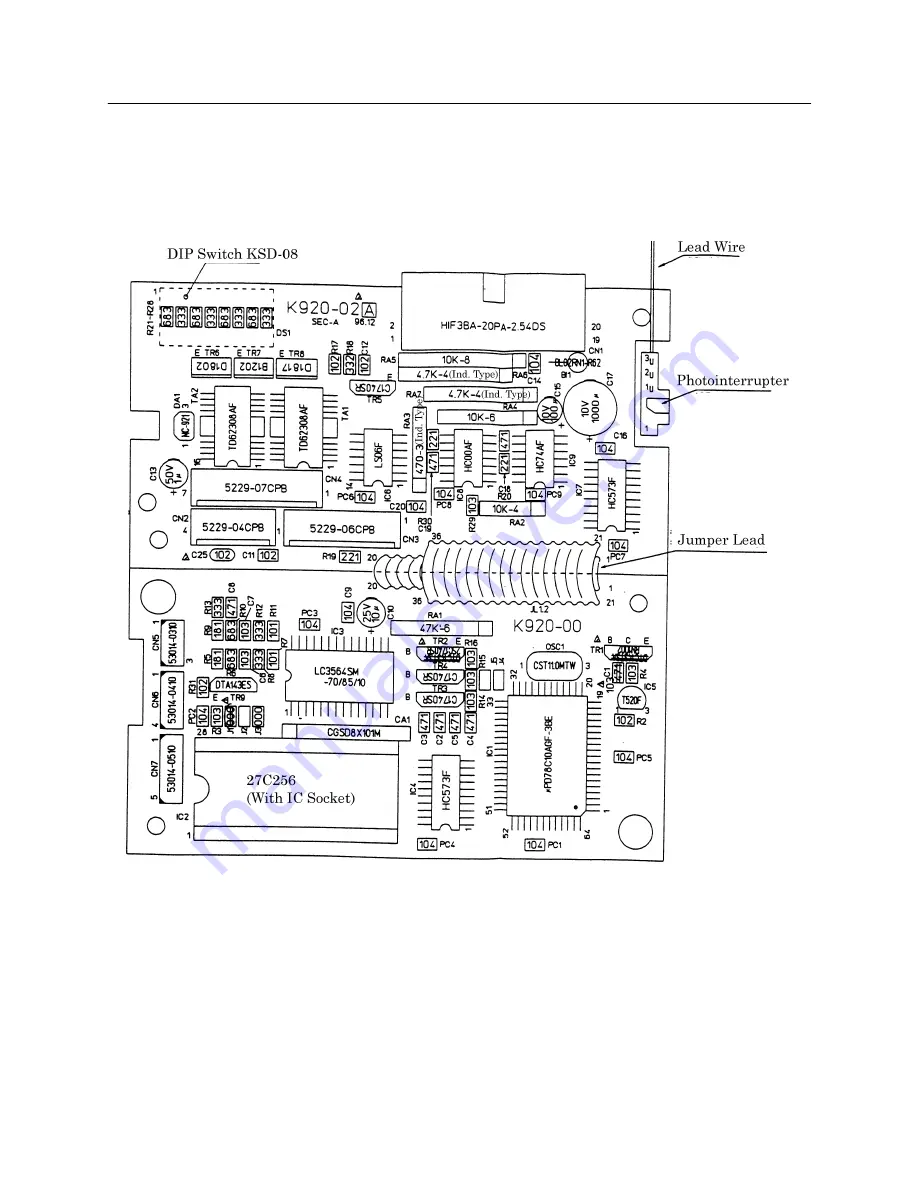 Citizen CBM-920 Service Manual Download Page 14