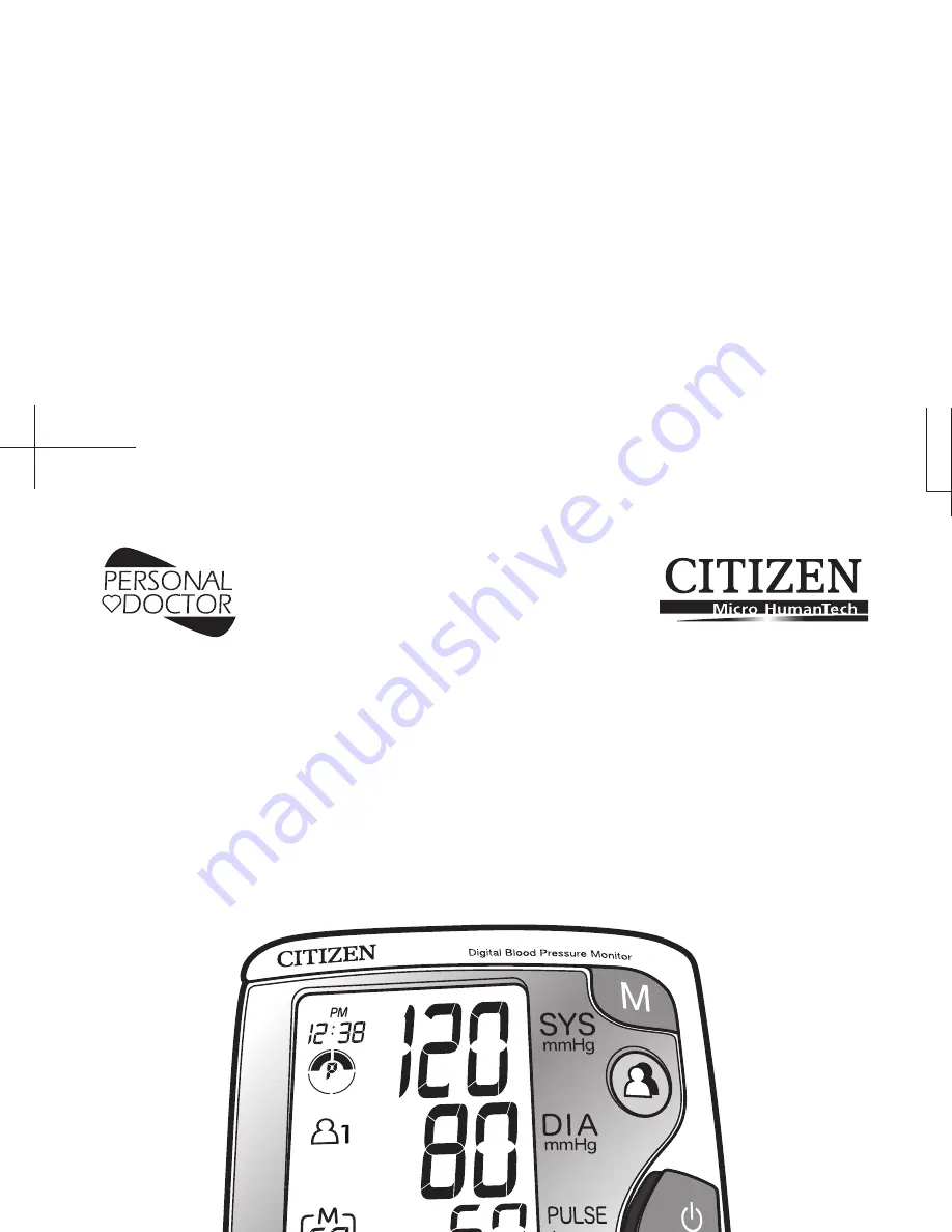 Citizen CH-608 Instruction Manual Download Page 1