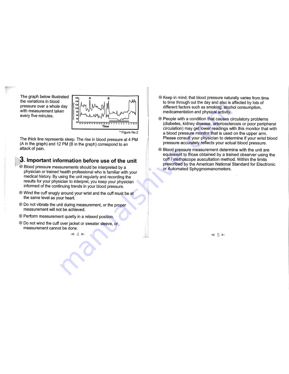 Citizen CH606 Instruction Manual Download Page 5