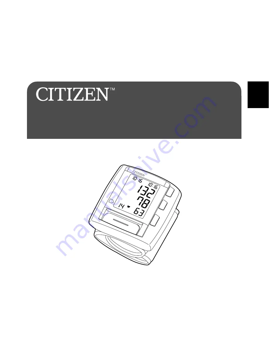 Citizen CH607 Скачать руководство пользователя страница 1