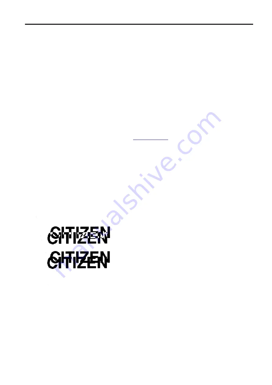 Citizen CL-E300 Programming Manual Download Page 32